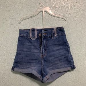 High rise shorts